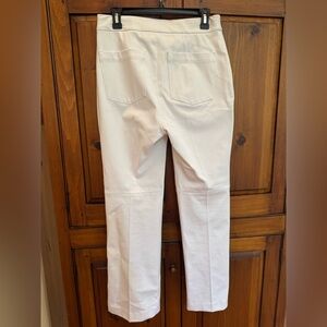 NWT Spanx, classic kick flare white dress pants size medium - tall.